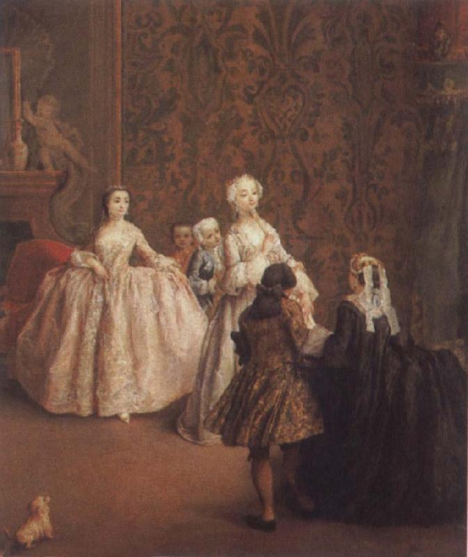 Pietro Longhi The introduction oil painting image